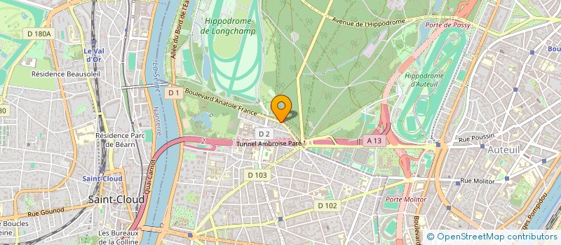 localisation de l'entreprise AMA DABLAM CONSEIL  BOULOGNE-BILLANCOURT