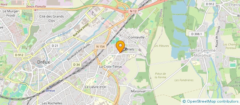 localisation de l'entreprise AMA DISTRIBUTION à DREUX