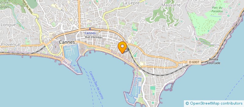 localisation de l'entreprise AMA.G à CANNES