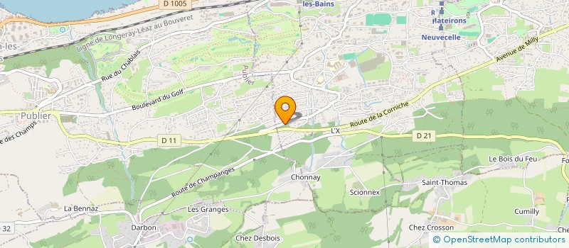 localisation de l'entreprise AMA IMMO  EVIAN-LES-BAINS