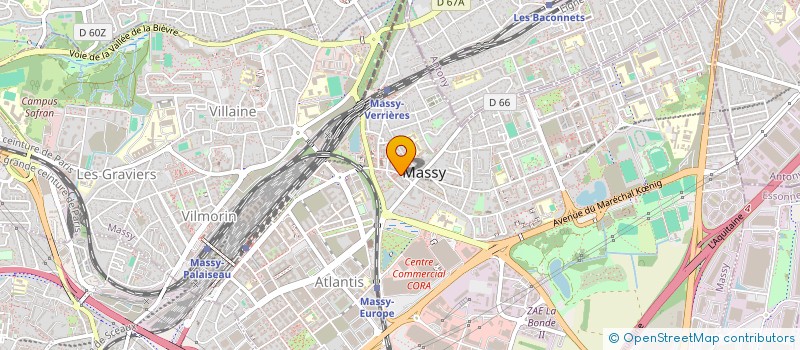 localisation de l'entreprise AMA IMMOBILIER à MASSY