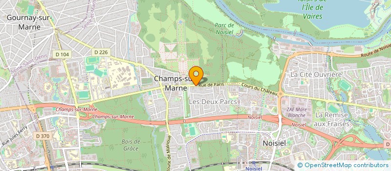 localisation de l'entreprise AMA INVEST  CHAMPS-SUR-MARNE