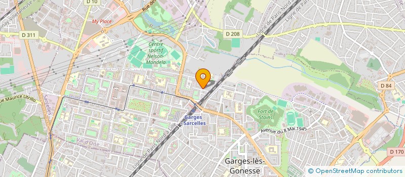 localisation de l'entreprise AMA-IT CONSULTING à SARCELLES