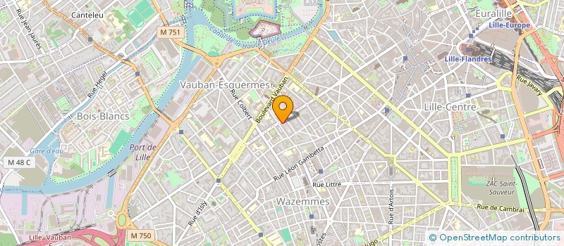 localisation de l'entreprise AMA NATIONALE à LILLE