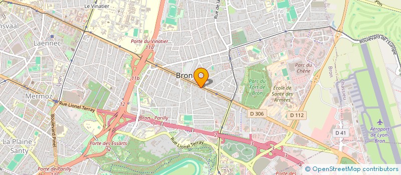 localisation de l'entreprise AMA NEGOCE AUTOMOBILE à BRON