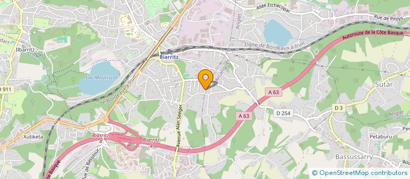 localisation de l'entreprise AMA PATRIMOINE à BIARRITZ