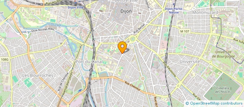 localisation de l'entreprise AMA POULET à DIJON