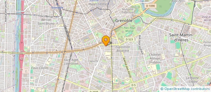 localisation de l'entreprise AMA PROPRETE à GRENOBLE