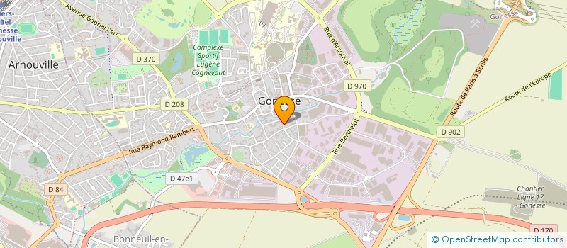 localisation de l'entreprise AMA RENOVATION  GONESSE