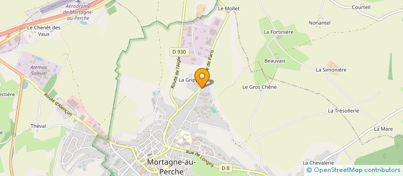 localisation de l'entreprise AMA SOCIETE CIVILE IMMOBILIERE SAINT ELOI à MORTAGNE-AU-PERCHE