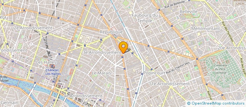 localisation de l'entreprise AMA TECHNOLOGIE à PARIS