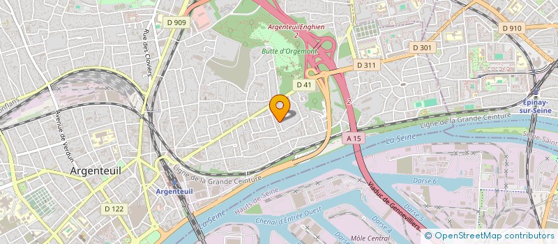 localisation de l'entreprise AMA TRAVAUX  ARGENTEUIL