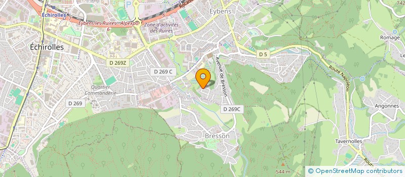 localisation de l'entreprise AMA YOUTHQUAKE à EYBENS