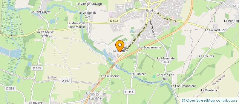 localisation de l'entreprise AMAAP  BREHAL