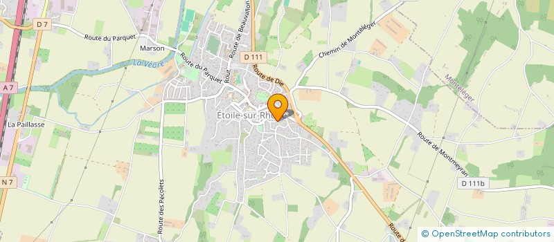 localisation de l'entreprise AMABA  ETOILE-SUR-RHONE