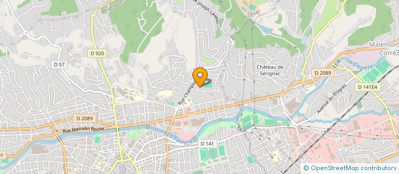 localisation de l'entreprise AMABA  BRIVE-LA-GAILLARDE