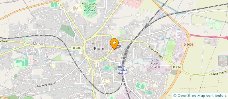 localisation de l'entreprise AMABILIS à RIOM