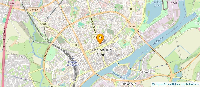 localisation de l'entreprise AMABILIS DELMOTTE à CHALON-SUR-SAONE