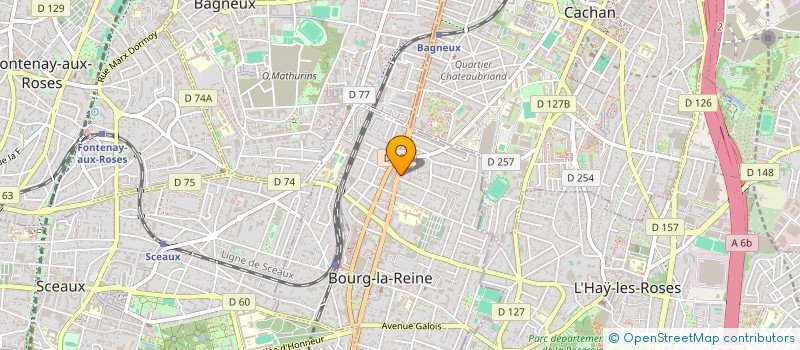 localisation de l'entreprise AMABIS à BOURG-LA-REINE