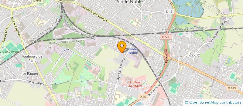 localisation de l'entreprise AMABRO  SIN-LE-NOBLE