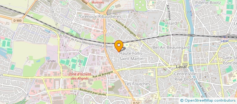 localisation de l'entreprise AMAC à LAVAL