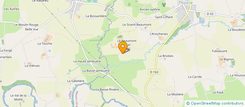 localisation de l'entreprise AMAC  THOURIE