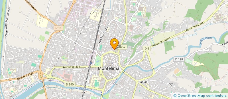 localisation de l'entreprise AMAC à MONTELIMAR