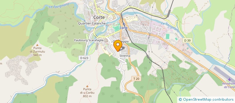 localisation de l'entreprise AMAC à CORTE