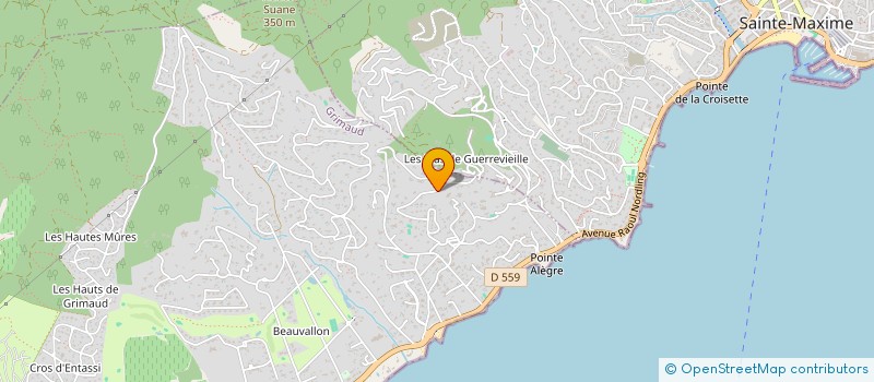 localisation de l'entreprise AMAC à GRIMAUD
