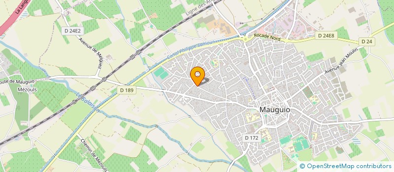 localisation de l'entreprise AMAC  MAUGUIO