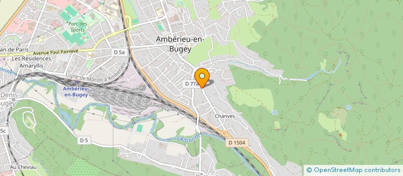 localisation de l'entreprise AMAC  AMBERIEU-EN-BUGEY