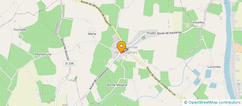 localisation de l'entreprise AMAC  SAINT-ETIENNE-DE-FOUGERES