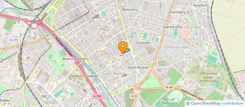 localisation de l'entreprise AMAC ASSOCIATION  REIMS