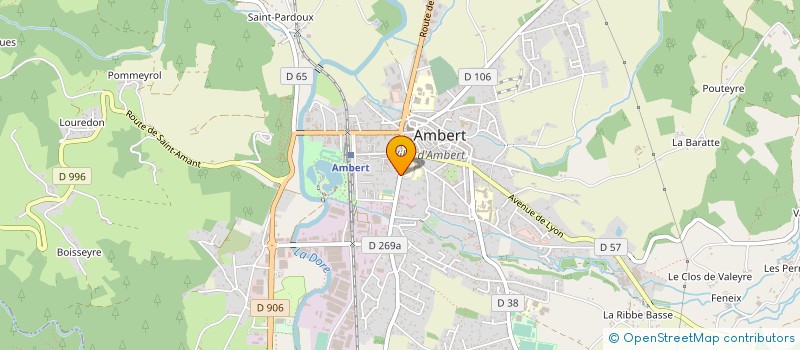 localisation de l'entreprise AMAC DES ARDENNES  AMBERT