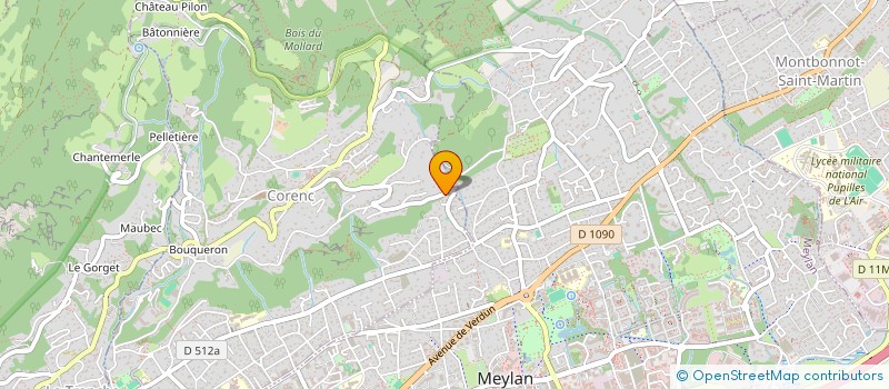 localisation de l'entreprise AMAC LA BELLE CREOLE  CORENC