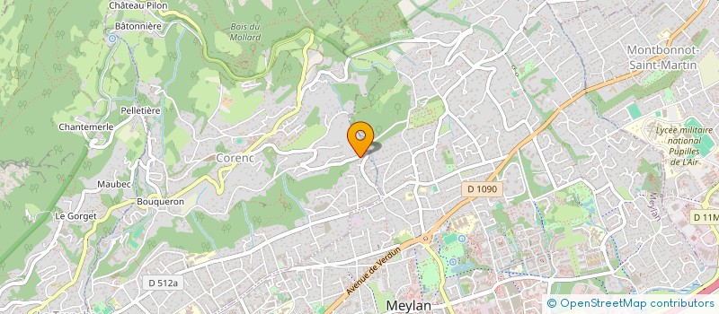 localisation de l'entreprise AMAC LES AVANCHERS  CORENC