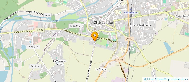 localisation de l'entreprise AMAC SECURITE à CHATEAUDUN