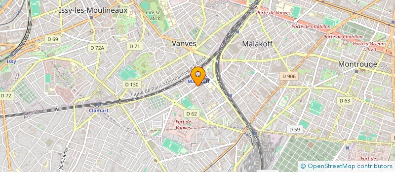 localisation de l'entreprise AMAC2  MALAKOFF