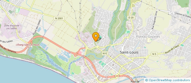 localisation de l'entreprise AMACITE  SAINT-LOUIS