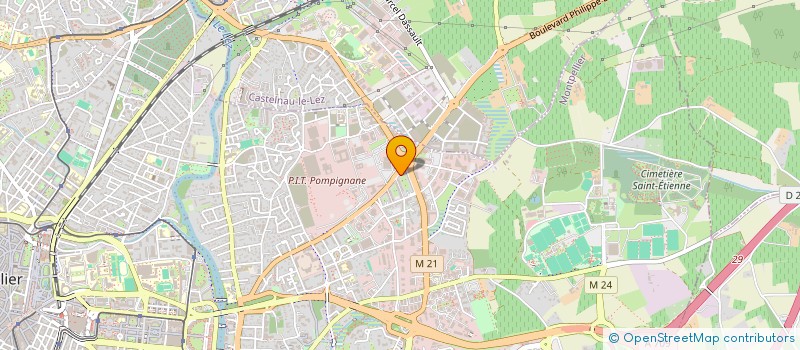 localisation de l'entreprise AMACLEM 38 à MONTPELLIER