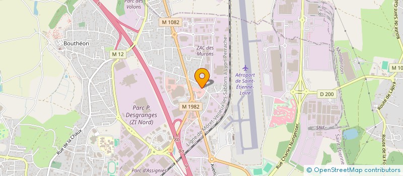 localisation de l'entreprise AMAD MEDICAL  ANDREZIEUX-BOUTHEON