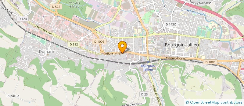 localisation de l'entreprise AMADA EXOTIC FRANCE  BOURGOIN-JALLIEU