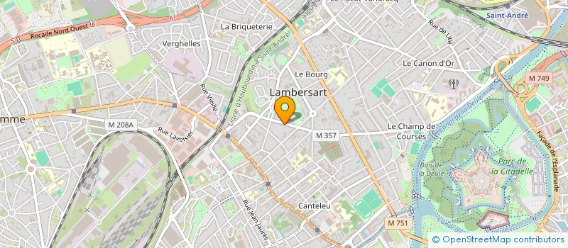 localisation de l'entreprise AMADE à LAMBERSART