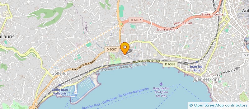 localisation de l'entreprise AMADE à ANTIBES