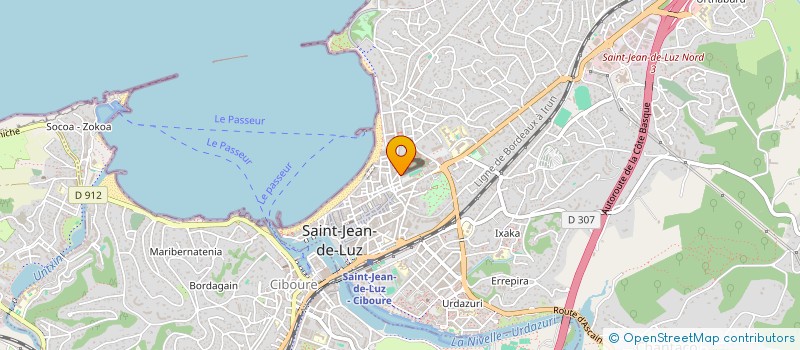 localisation de l'entreprise AMADE DATURAS 423  SAINT-JEAN-DE-LUZ