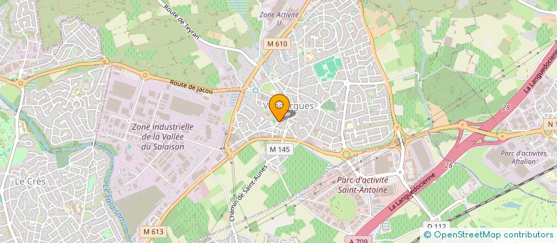 localisation de l'entreprise AMADEI DEJEAN ROUSTAN  VENDARGUES