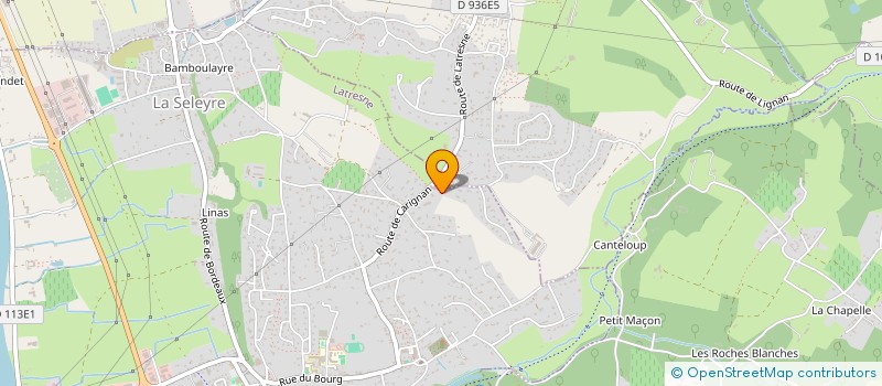 localisation de l'entreprise AMADEIA  LATRESNE