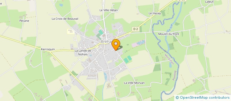 localisation de l'entreprise AMADEITE à BREHAN
