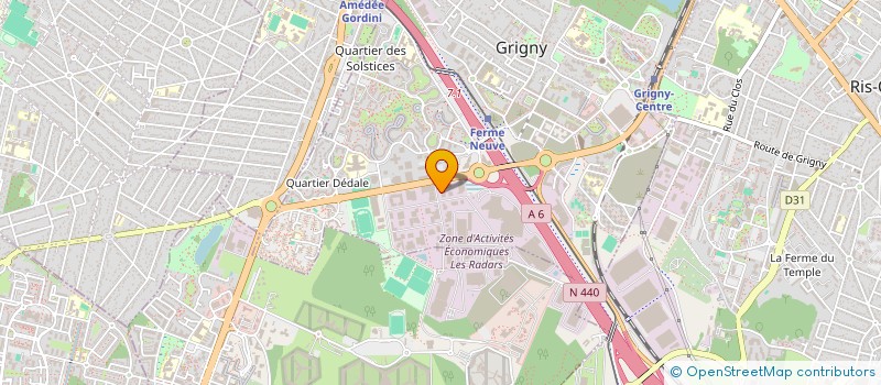 localisation de l'entreprise AMADEL  GRIGNY