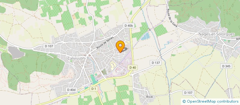 localisation de l'entreprise AMADELIA  CALVISSON